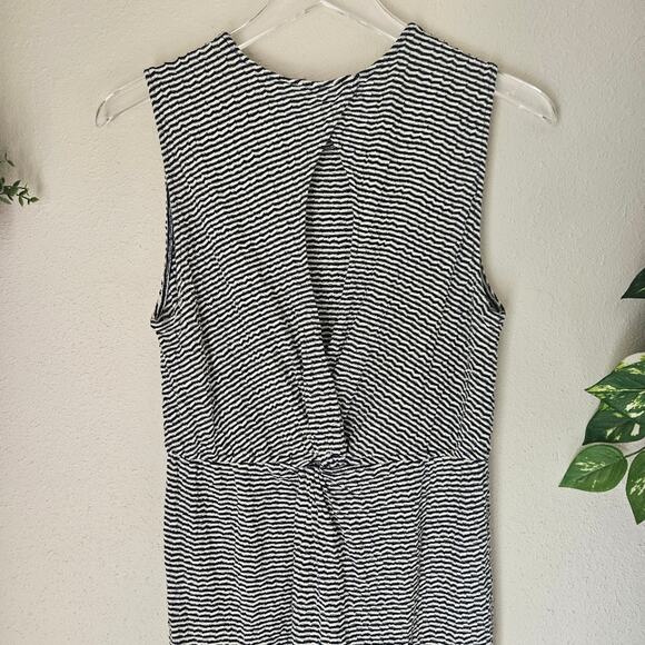 10 Crosby Derek Lam Knit Twist Stripe Maxi Dress Size US 8 with Back Slit - Picture 5 of 6